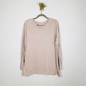 Zenana Outfitters Taupe Long Sleeve Top